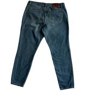 Frye Mid Rise Skinny Blue Denim Medium Wash Women's Ankle Jeans sz 10